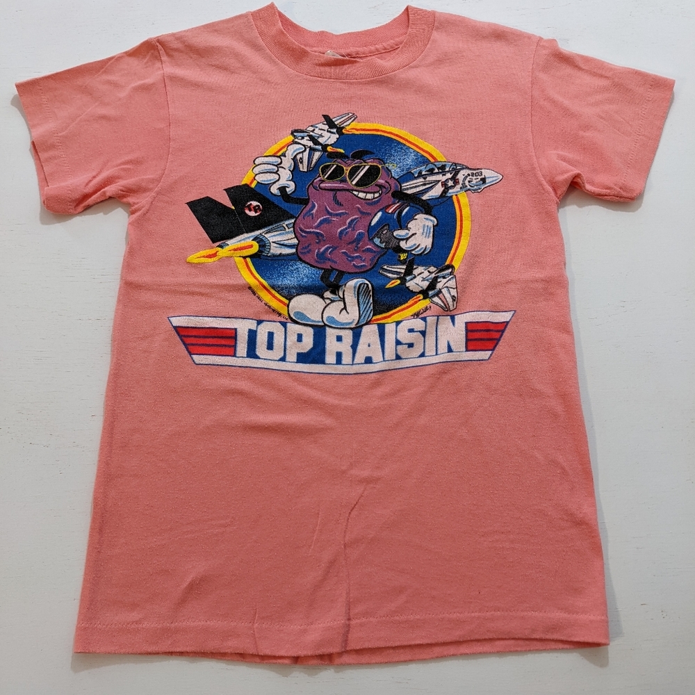 Tennessee River Vtg Top Raisin T Shirt Salmon Pink Youth XL 18-20 Single Stitch.